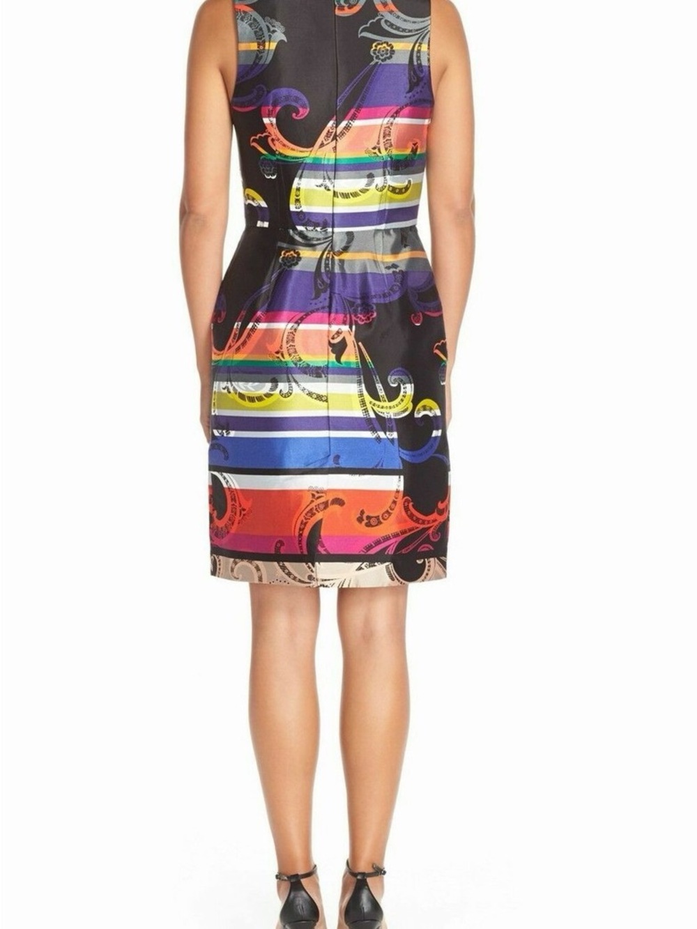 Trina Turk Kudson Sheath Dress Silk Blend Size 4 - Picture 5 of 6